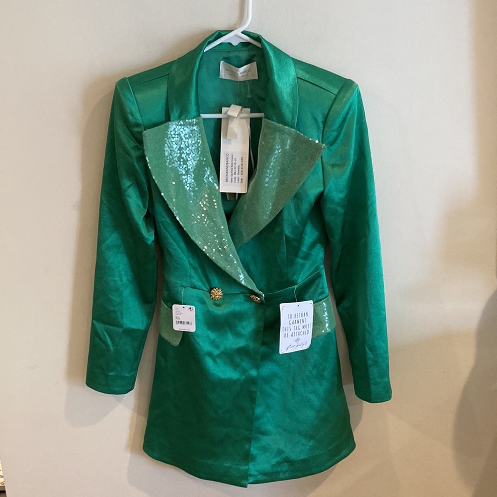 Bronx‎ & Banco Gigi Bridal Blazer Emerald XS - Picture 4 of 13